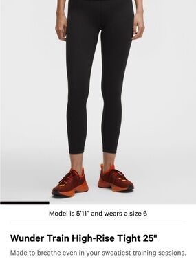 lululemon athletica High-Rise Leggings in Black